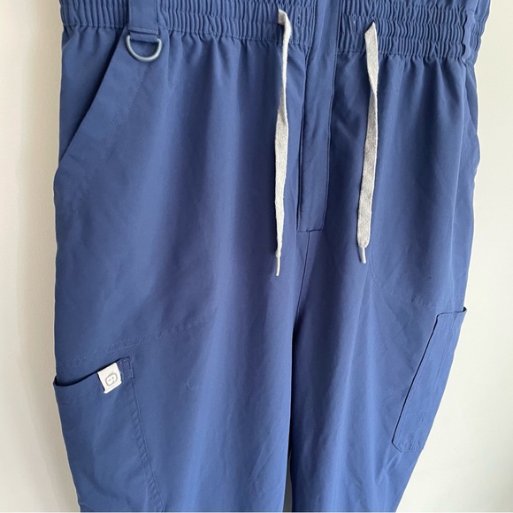 RENEW Wonderwink Blue Zip Front Scrubs Full JumpSuit Modern Fit Women’s XL - Picture 4 of 12